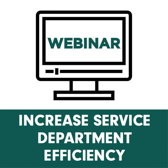 Increase Service Department Efficiency
